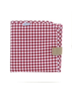 CAMBIADOR VESTIDOR 40X60X1 CM VICHY ROJO