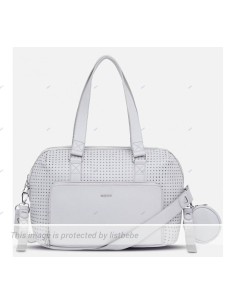 BOLSO GRIS POLIPIEL