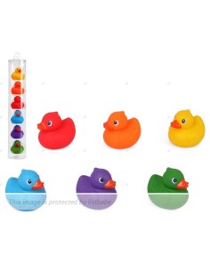 BOT PVC SET 6 PATITOS VINILO 42X8 CM