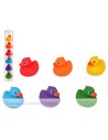 BOT/PVC SET 6 PATITOS VINILO 42X8 CM